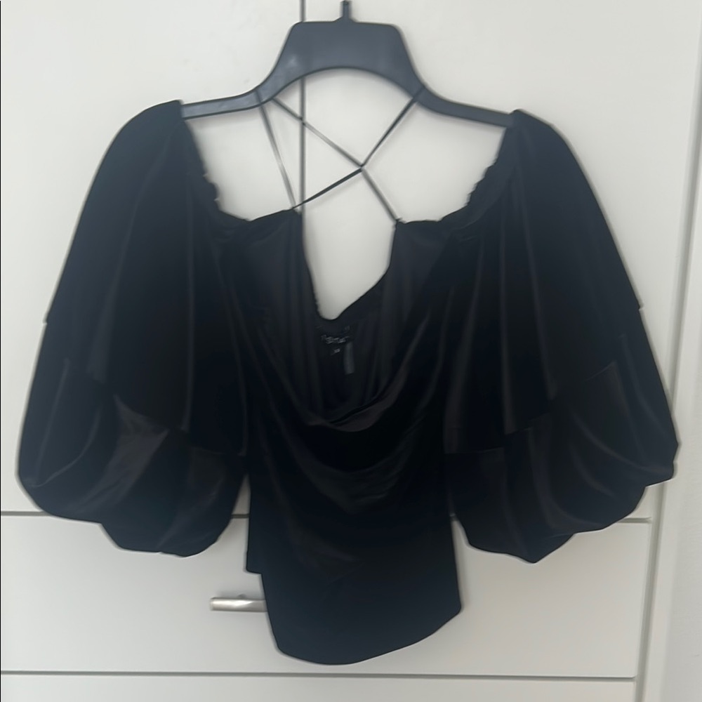 Elegant Black Women's Top
